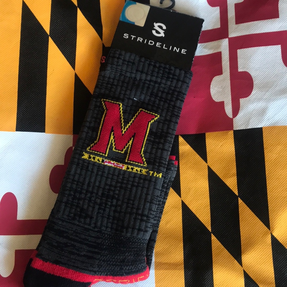 Terp UMD socks with FREE Maryland tote bag!